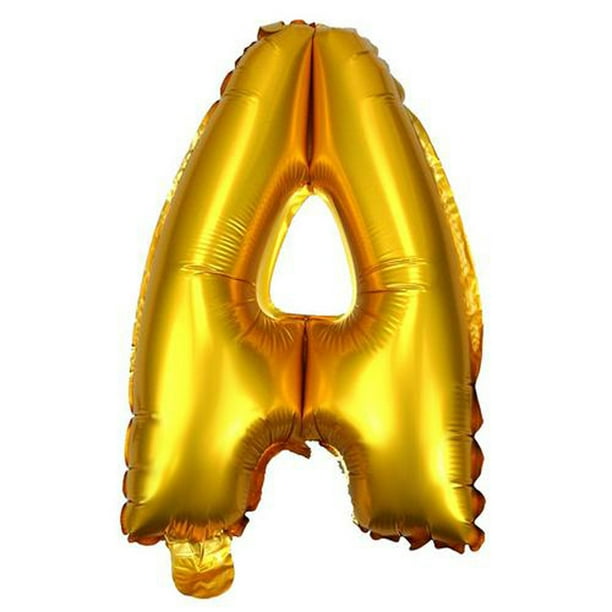 16" 40" Gold Silver Letter Number Foil Balloon Wedding Celebration Party Decor